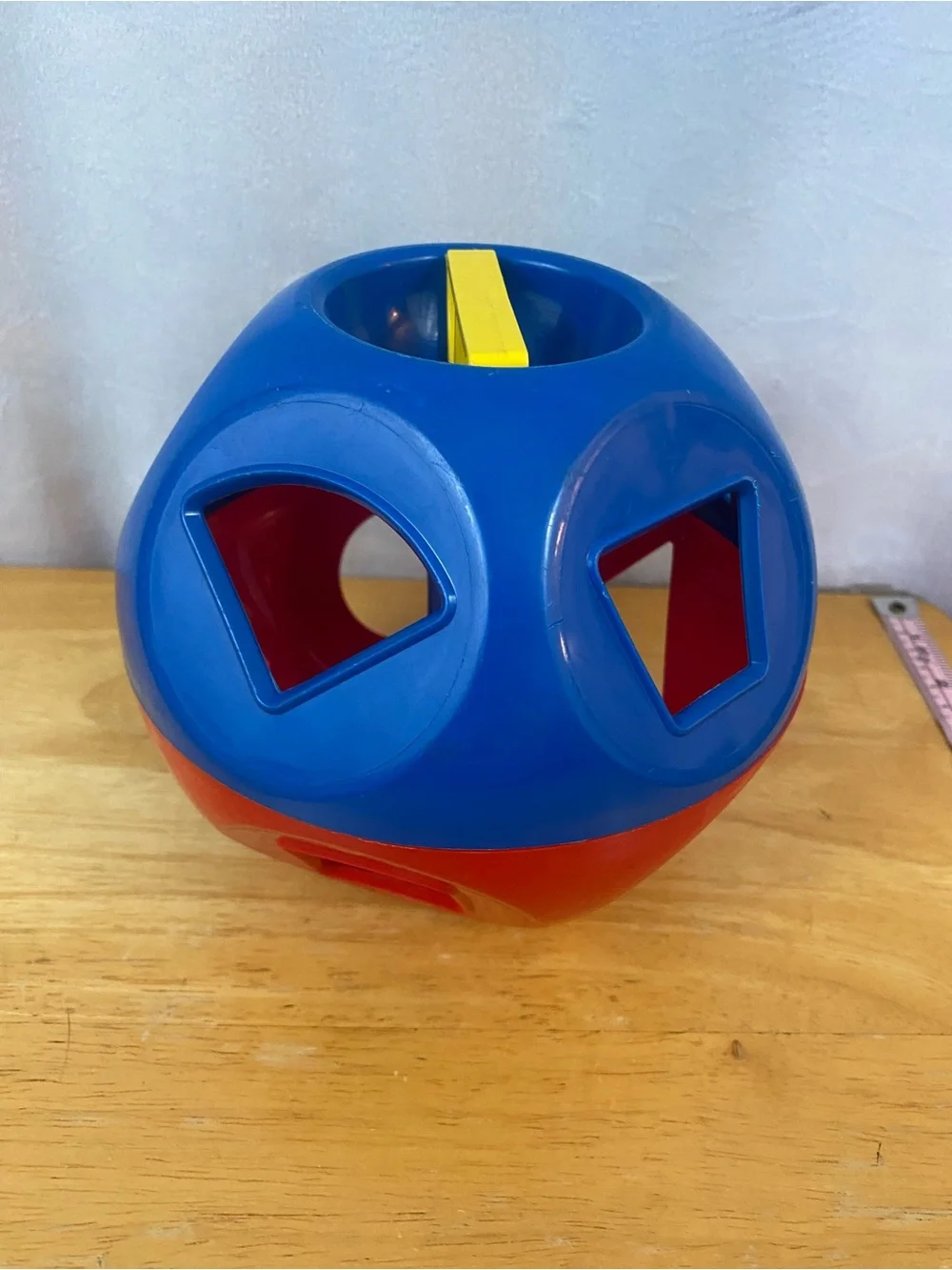 Vintage Tupperware SHAPE-O-BALL Classic Tupper Toys Shape Sorter 100% COMPLETE